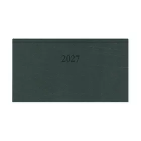   Határidőnapló Period Standard Zsebnaptár fekvő zöld műbőr 2027