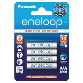 Akkumulátor eneloop AAA 750mAh 4 db-os