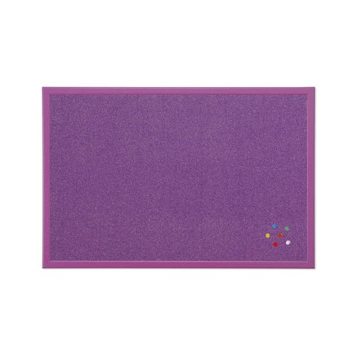 Parafatábla Bi-Office fakeretes 40x60 cm lila