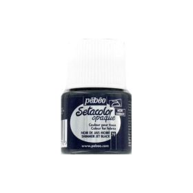   Kreatív textilfesték Pébéo Setacolor Opaque 45 ml csillám sötét kék