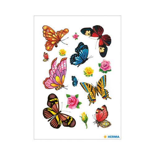 Tetováló matrica Herma Pillangók színes