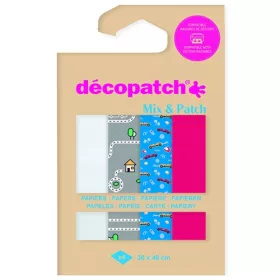   Kreatív decoupage papír Clairefontaine Décopatch 4 mintával ref. DP038C