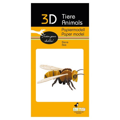 3D papírmodell Fridolin Méhecske