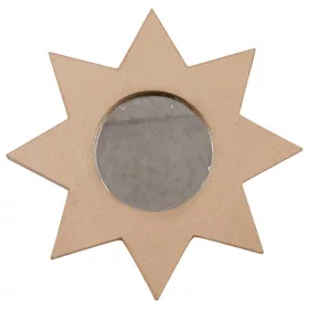   Kreatív decoupage tárgy Clairefontaine Décopatch nap alakú képkeret felakasztható