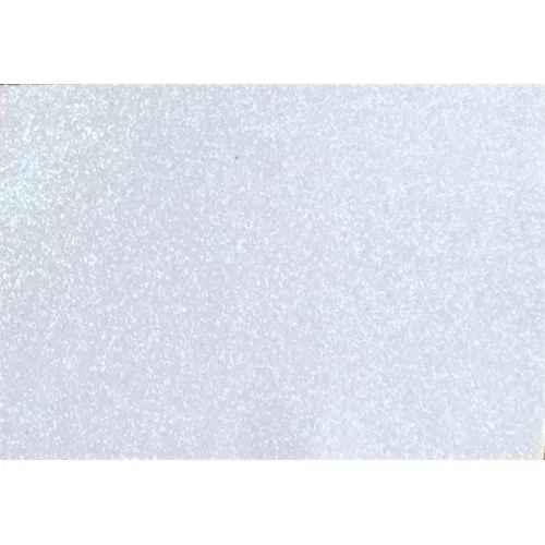 Kreatív dekorgumilap öntapadós 20x30 cm 2 mm glitteres fehér
