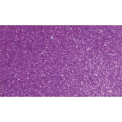 Kreatív dekorgumilap öntapadós 20x30 cm 2 mm glitteres lila