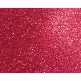   Kreatív dekorgumilap öntapadós 20x30 cm 2 mm glitteres piros