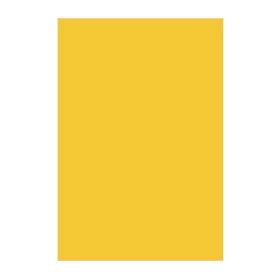 Kreatív dekorgumilap A/4 2 mm napsárga
