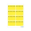 Dekormatrica Herma fagyasztható sárga címkék