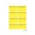 Dekormatrica Herma fagyasztható sárga címkék