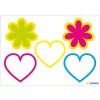 Dekormatrica Herma fényvisszaverő Szívek és virágok