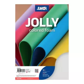 Kreatív Junior dekor gumilap A/4, fehér, 10 db/csomag