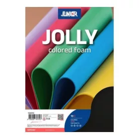 Kreatív Junior dekor gumilap A/4, fekete 10 db/csomag