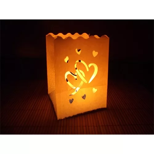 Kreatív Luminaria lámpásszett  love