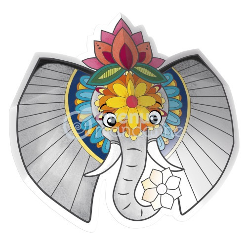 Kreatív színező Avenue Mandarine Graffy Pop Mandala 3D, A szavanna állatai