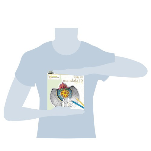 Kreatív színező Avenue Mandarine Graffy Pop Mandala 3D, A szavanna állatai