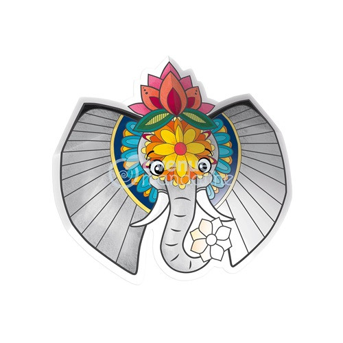 Kreatív színező Avenue Mandarine Graffy Pop Mandala 3D, A szavanna állatai