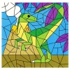 Kreatív számos kifestő füzet Avenue Mandarine Graffy pop Dinoszaurusz