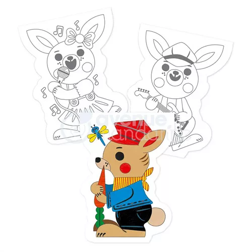 Kreatív színezőfüzet Avenue Mandarine Graffy Nyúl