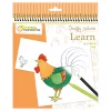 Kreatív színezőfüzet Avenue Mandarine Graffy Learn Farm