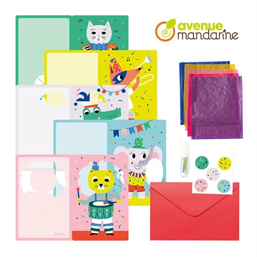 Kreatív áttetsző papír Avenue Mandarine szett