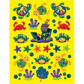   Kreatív dekormatrica album Centrum 17,4x24,2 cm, "Hajtogass és játssz!", 3 oldal matricával