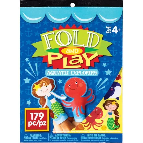 Kreatív dekormatrica album Centrum 17,4x24,2 cm, "Hajtogass és játssz!", 3 oldal matricával