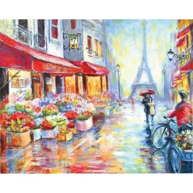   Kreatív kifestő klt. Centrum számozott, 40x50 cm, Párizsi utca