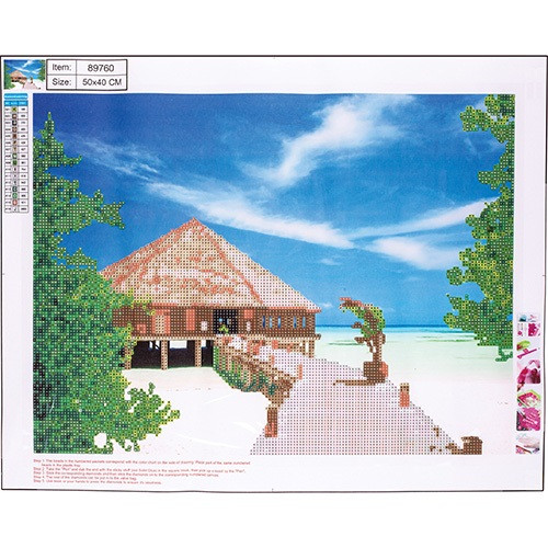 Kreatív gyémántszemes kirakó Centrum  40x50 cm, Festői táj