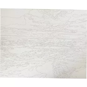   Kreatív kifestő klt. Centrum számozott, 40x50 cm, Tengerpart
