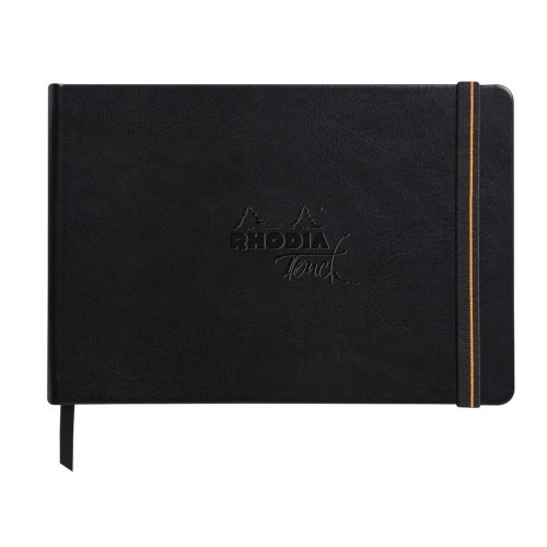 Művészeti rajztömb Clairefontaine Rhodia Touch Pen & Inkwash A/5 32 lap 200g fehér sima fekvő vonal-és-mosás rajzhoz