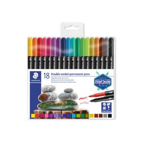   Művészeti marker Staedtler Design Journey permanent 18 db-os bliszteres