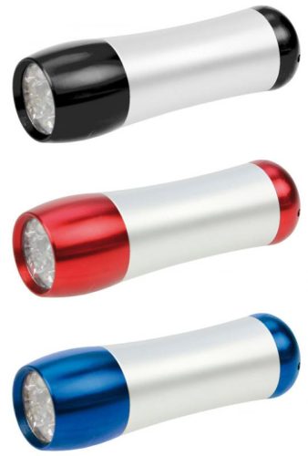 Dörr Torpedo zseblámpa 9 LED-del, piros
