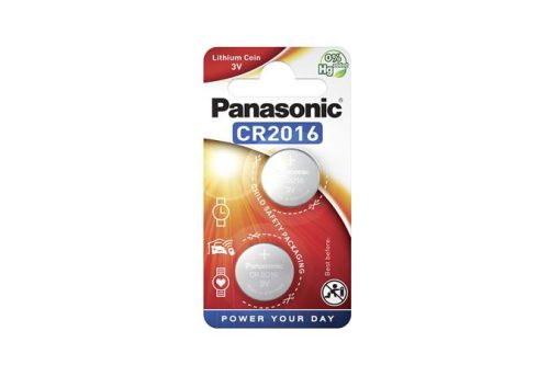 PANASONIC Gombelem, CR2016, 2 db, PANASONIC