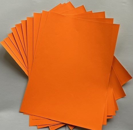  Öntapadós papír A/4 OfficeArt neon narancs 10 ív/csomag KIFUTÓ TERMÉK