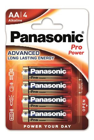 PANASONIC Elem, AA ceruza, 4 db, PANASONIC "Pro power"