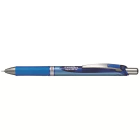   PENTEL Zseléstoll, 0,25 mm, nyomógombos, PENTEL "EnerGel BLN75", kék