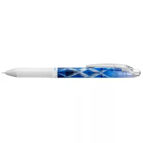   PENTEL Zseléstoll, 0,25 mm, nyomógombos, PENTEL "EnerGel BLN75 Kiriko, Flying Arrow", kék
