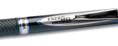 PENTEL Zseléstoll, 0,35 mm, nyomógombos, PENTEL "EnerGel BLP77", kék