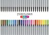 PENTEL Tűfilc készlet, 0,4 mm, PENTEL "Pointliner", 24 különböző szín