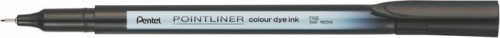 PENTEL Tűfilc, 0,4 mm, PENTEL "Pointliner", fekete