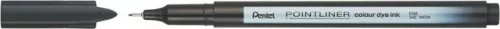 PENTEL Tűfilc, 0,4 mm, PENTEL "Pointliner", fekete