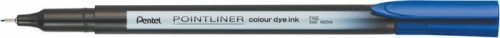 PENTEL Tűfilc, 0,4 mm, PENTEL "Pointliner", sötétkék