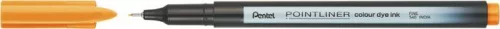 PENTEL Tűfilc, 0,4 mm, PENTEL "Pointliner", sunset narancs