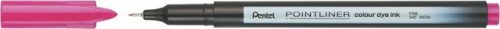 PENTEL Tűfilc, 0,4 mm, PENTEL "Pointliner", rózsaszín