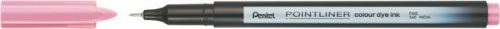 PENTEL Tűfilc, 0,4 mm, PENTEL "Pointliner", babarózsaszín