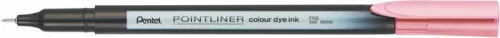 PENTEL Tűfilc, 0,4 mm, PENTEL "Pointliner", babarózsaszín