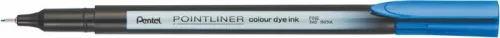 PENTEL Tűfilc, 0,4 mm, PENTEL "Pointliner", jégkék