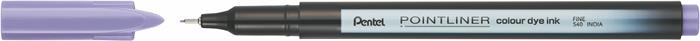 PENTEL Tűfilc, 0,4 mm, PENTEL "Pointliner", levendula