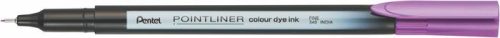 PENTEL Tűfilc, 0,4 mm, PENTEL "Pointliner", mályvalila